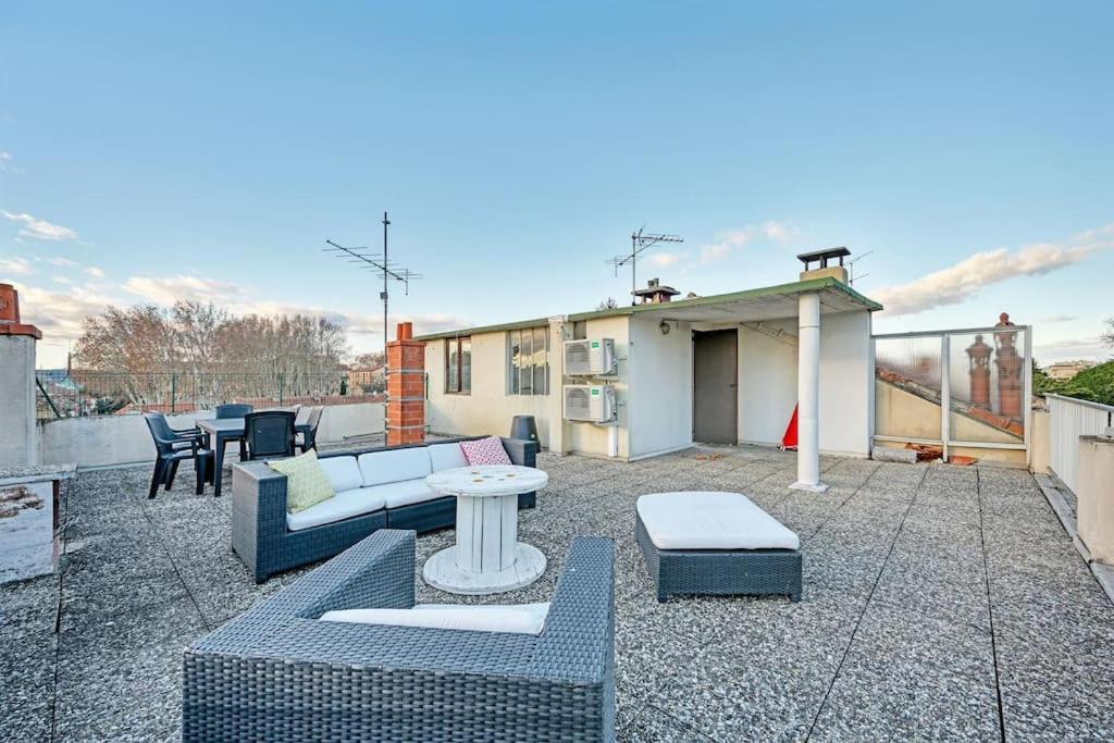 The Rooftop - Ac Clim - Wi-Fi - Parking Gratuit Dans La Rue Avignon Exterior foto